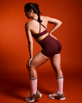 The simplicity red (shorts) set
