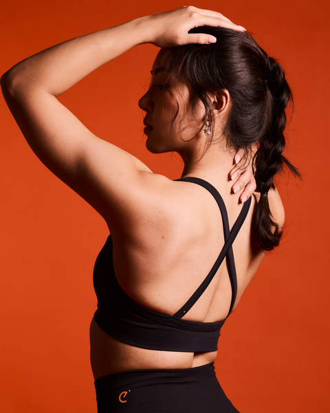 Refina® Seam Sportbra Black