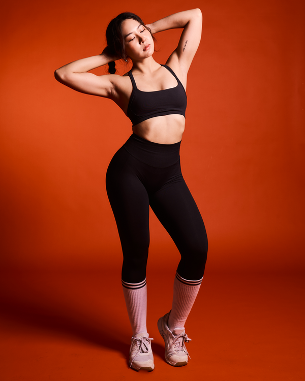 The Simplicity Black Leggings Set (Long)